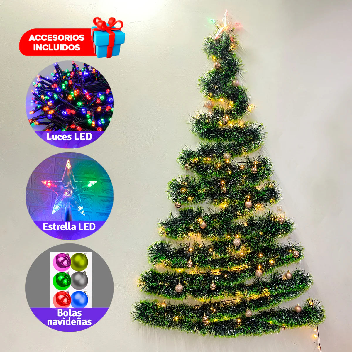 MagiChristmas™ | KIT Arbol de Navidad para Pared