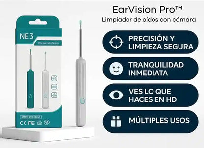 EarVision Pro™| Limpiador de oídos con cámara